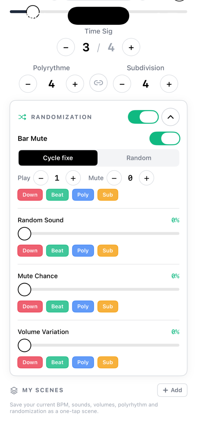 Metronome page